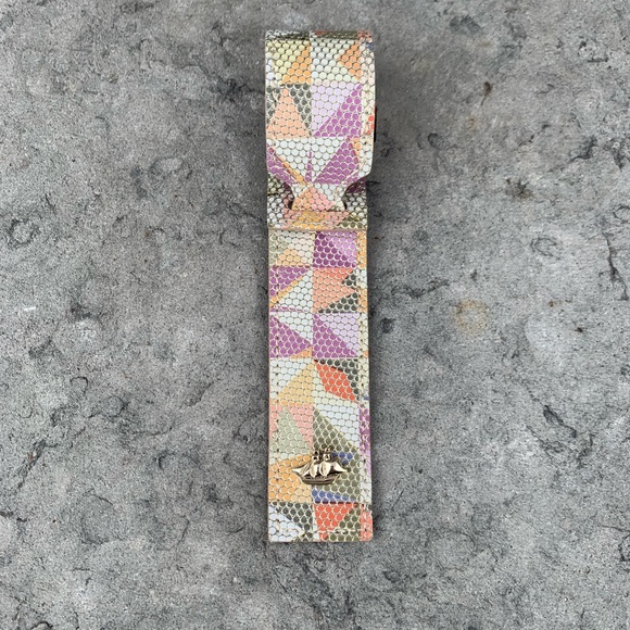 BRAHMIN Leather Luggage Tag - Picture 4 of 5